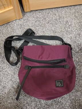 IHKWIP Ruby Berry Foldover Saddle Crossbody Bag